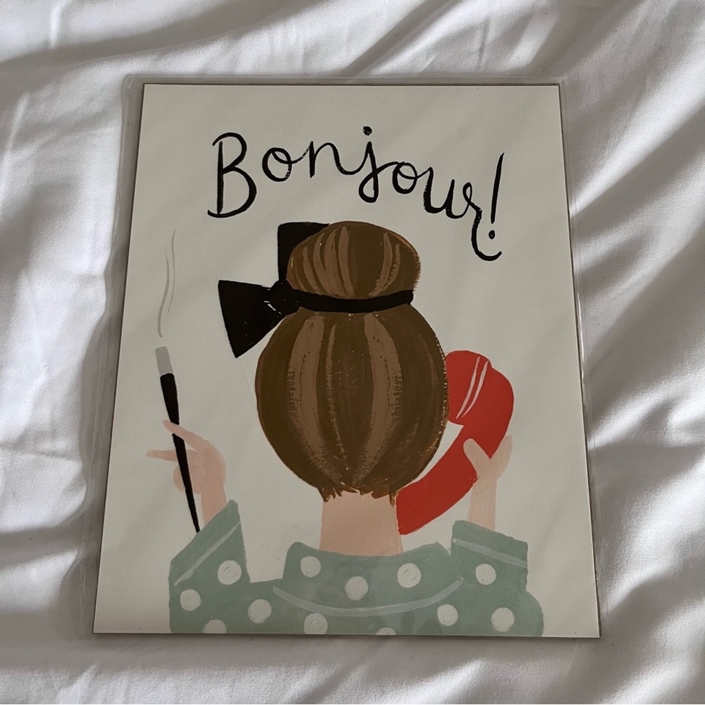 Rifle Paper Co. Bonjour Art Print